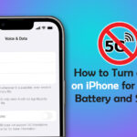 how to turn off 5g on iphone